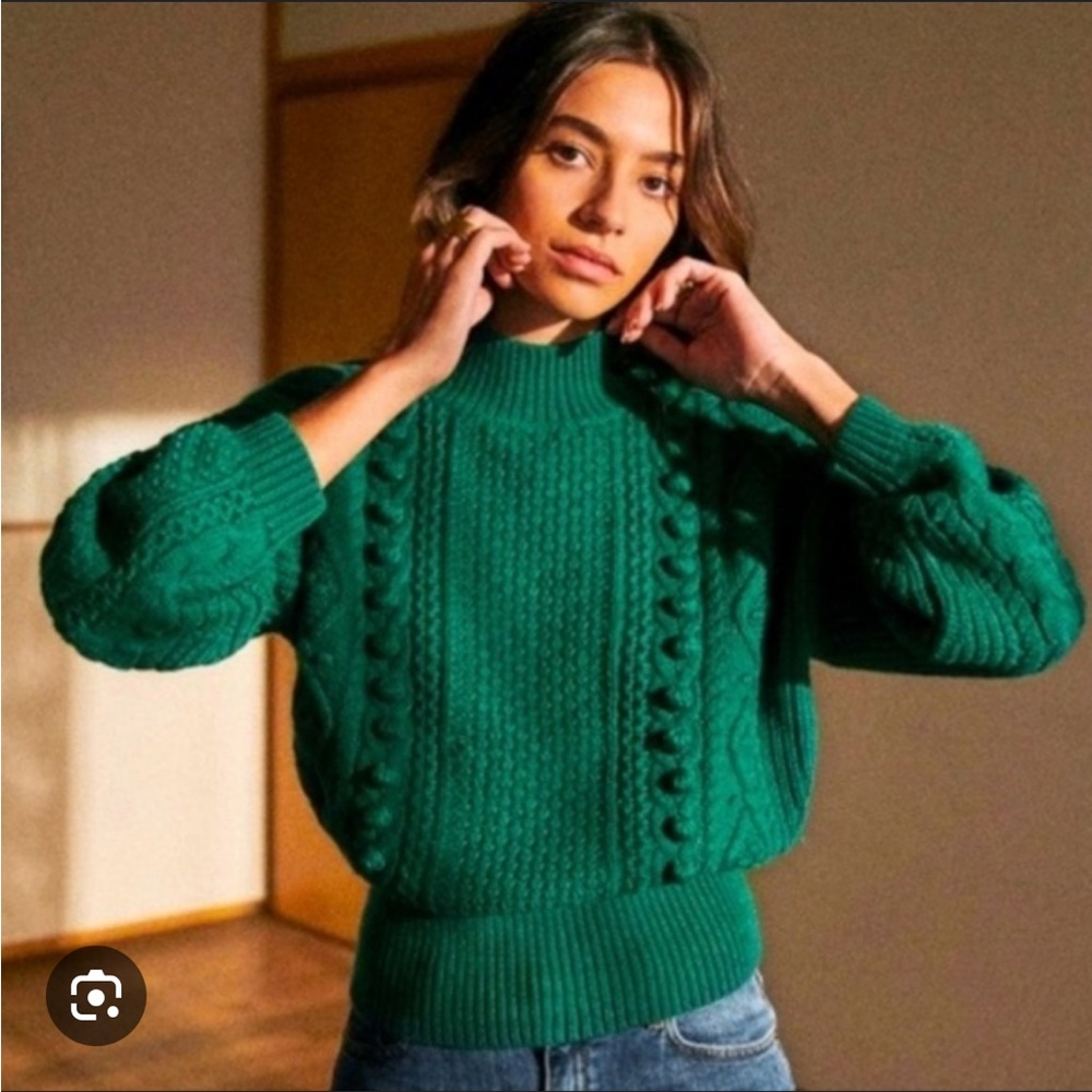 Sezane NWT ANAURY Textured Knit Sweater L or M